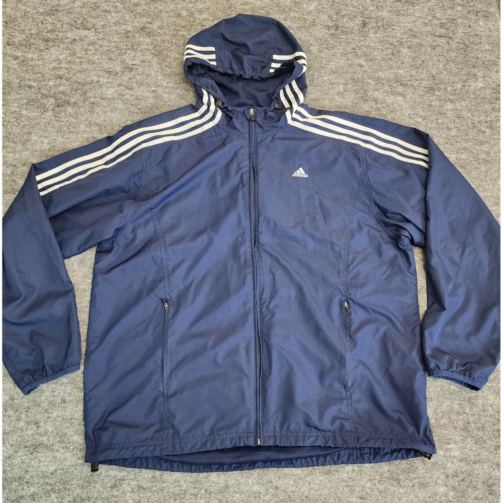 adidas Blue Windbreaker Jacket